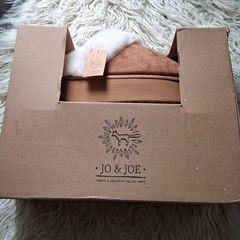 Jo and joe faux fur slippers