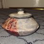 Really Lovely Heavy Trinket Dish in Earth Tones Image 3