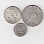 USA, Dollar,Half Dollar, Quarter Dollar coins, 3 x 90% silver coins (no. G2) Image 2