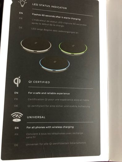 wireless fast charger pad induction 10 watt