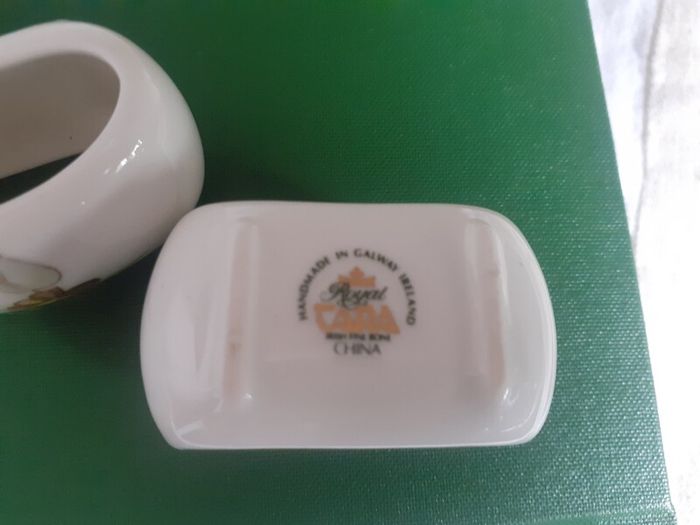 Royal Tara Fine Bone China Napkin Rings.