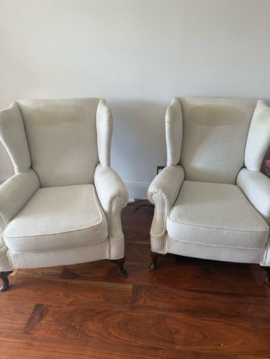 Pair of Queen Anne armchairs