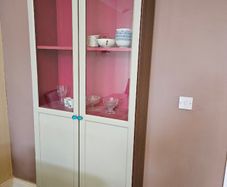 Free to Go! glass cabinet. OTHER ITEMS GONE