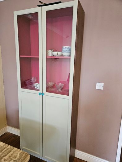 Free to Go! glass cabinet. OTHER ITEMS GONE