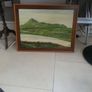 Vintage Woodcut Mount Errigal Scene Image 2