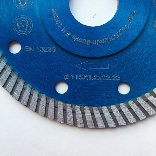 115mm Thin Tile blade - 6 BLADES SET