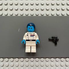 lego Star Wars sw0811 Grand Admiral Thrawn minifigure- Dark Azure Skin