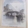 Framed Coloured 1840 The Four Courts, Dublin Original Antique Engraving - Ireland - Mounted and Matted . Image 7