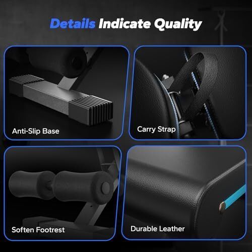 Weight Bench, 990 LBS/450KG Foldable Weight Benches for Home Gym, Adjustable Weight Bench with 72 Training Angles, Incline Bench Press for Full Body