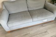 Large 2 Seater Blue Couch