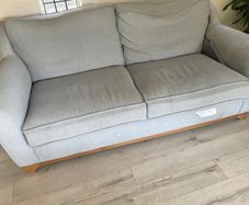 Large 2 Seater Blue Couch