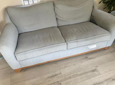 Large 2 Seater Blue Couch
