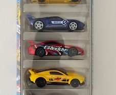 Hot Wheels various 5-packs, new.