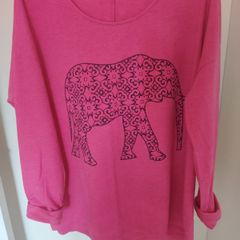 Pink Tu sweatshirt size UK18 EU46 Postage included