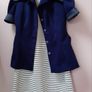 vintage dress crimplene short sleeves Image 2