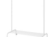 RIGGA Clothes rack, white