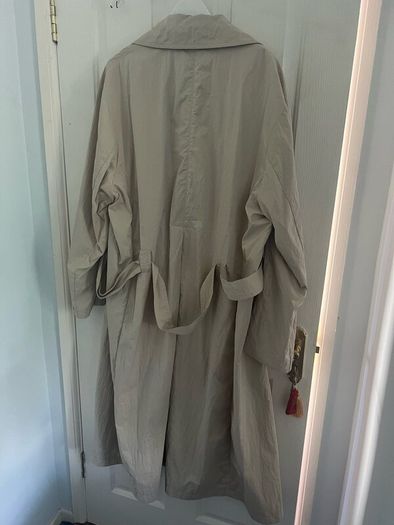 Zara mens long trench coat