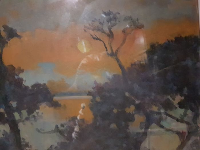"Kerry Sunset"- Oil Painting by John Skelton Snr. 2004.