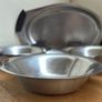 MCM Danish bowls and serving plate with teak handles Image 9
