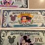 USA Disney Dollars Banknotes x 7 Image 9