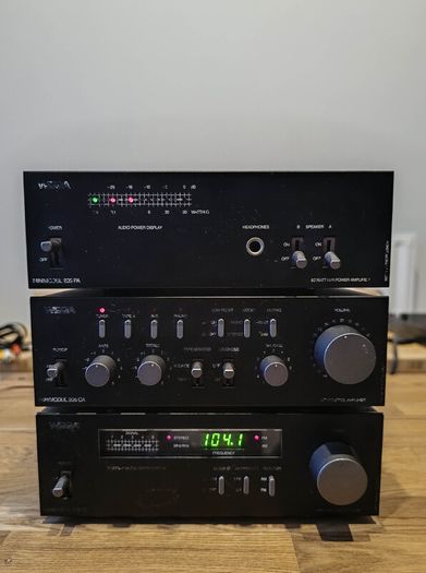 wega minisystem hifi stereo  205 pa, 205 ca, 205td