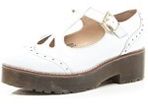 White Flatform River Island Shoes