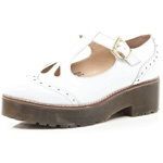 White Flatform River Island Shoes