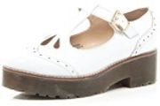 White Flatform River Island Shoes