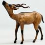 Fine Large Vintage Leather Antelope Image 2