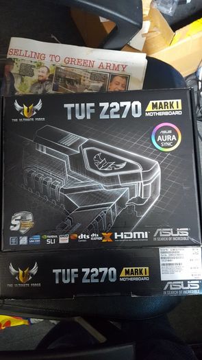 ASUS TUF Z270 MARK 1 motherboard - Box and accessories only