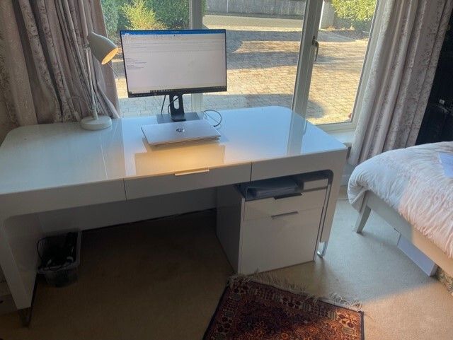 Ligne Roset Hyannis Port Designer Desk & Matching Cabinet