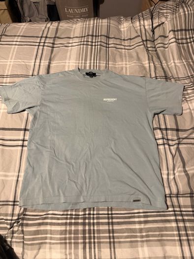 Represent baby blue owners club tee Size S