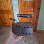 Old antique coal iron postage possible Image 3