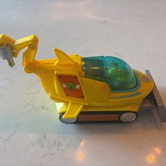 Paw Patrol Rubble Aqua Pup and Vehicle