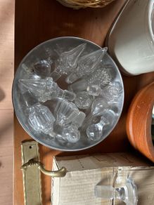 Vintage glass bottle stoppers