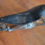 Vintage Leather Bicycle Saddle Image 3