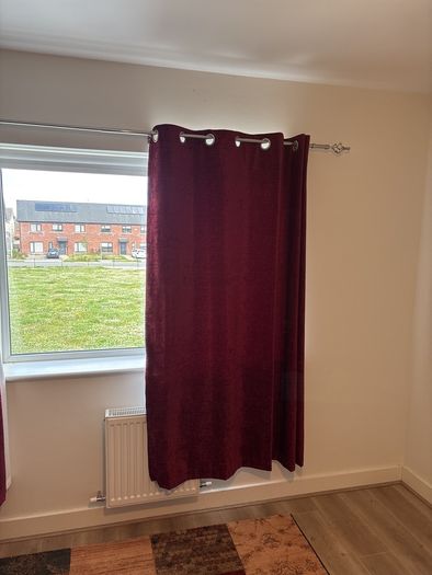 Burgundy Red Curtains