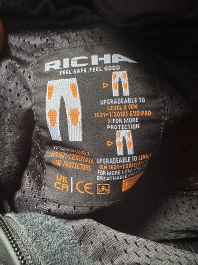 Richa Stradale Leather Motorcycle Trousers