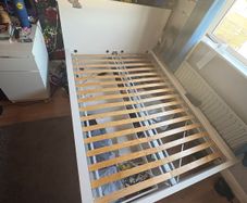 malm double bed frame