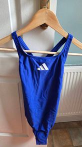 Adidas Blue Girls Swimsuit 13-14 Years 164 cm