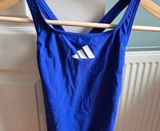 Adidas Blue Girls Swimsuit 13-14 Years 164 cm