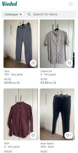 Men's Wardrobe sale on Vinted