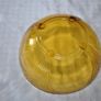 Art deco amber glass bowl Image 4