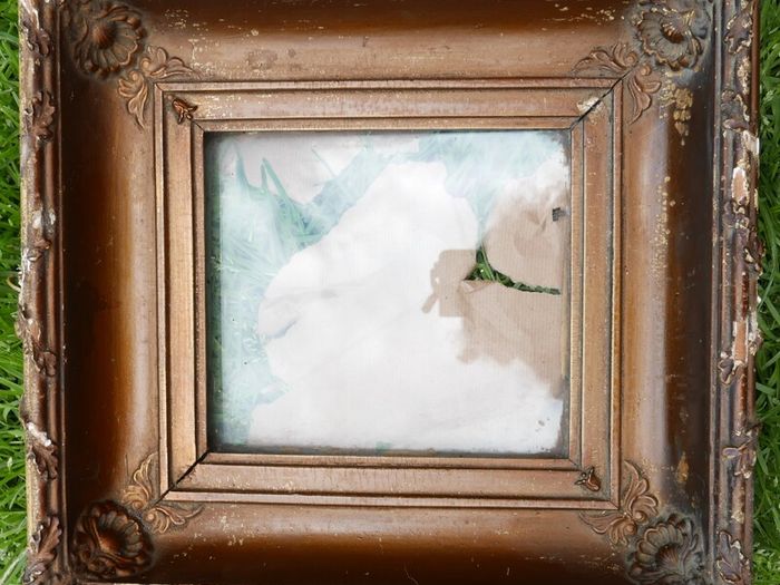 Antique Stunning 19th Century Ornate Gilt Gesso Box Frame Heavy Old Frame 12" x 11,5"