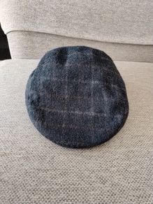 Wool blend flat cap 57cm size in very good condition FREE STANDARD POSTAGE INCLUDED