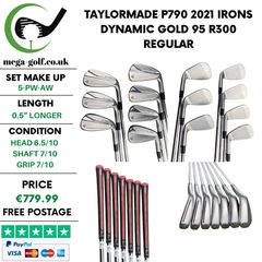 Taylormade P790 2021 Irons / 5-Pw-Aw / Dynamic Gold 95 R300 Regular