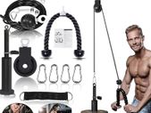 _Pulley Fitness LAT Lift Pulley System Professional Machine Muscle Strength Home Gym Fitness Equipment for Biceps Curl Forearm Triceps