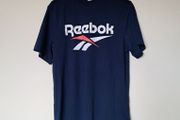 Reebok vector tshirt size medium ptp 21" navy brand new with tags