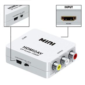 Mini RCA AV to HDMI Converter Adapter