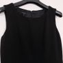Hobbs Black Sleeveless Waist Pleated Tailored 100% Wool Sheath Dress 10UK/38EU Image 5